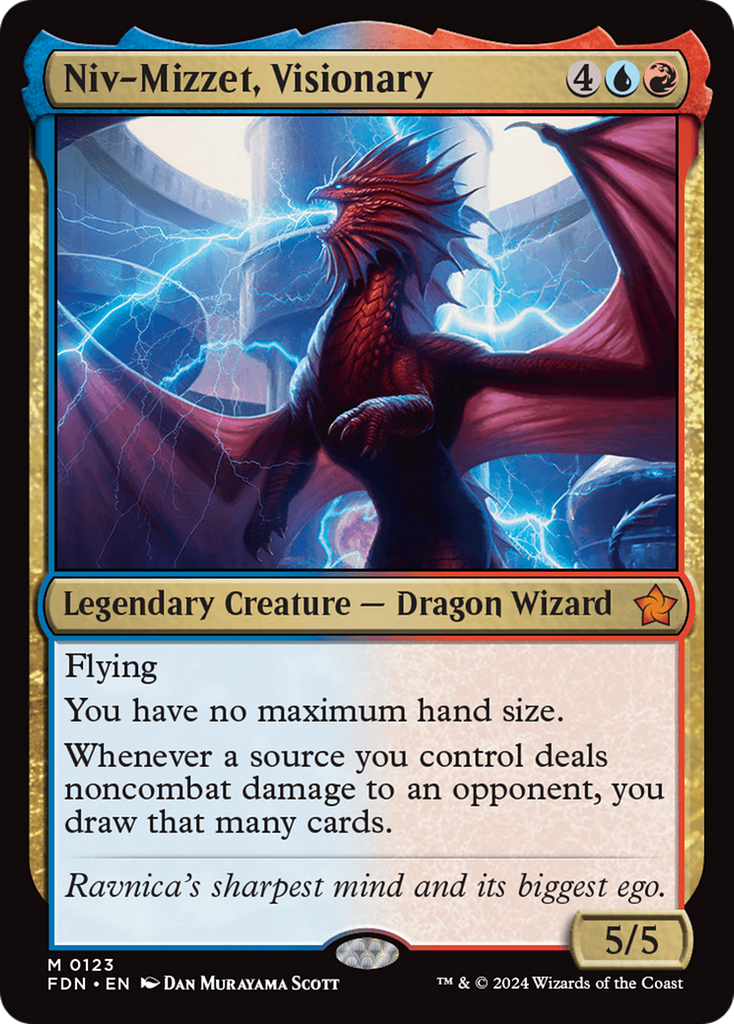 Magic: The Gathering - Niv-Mizzet, Visionary Foil - Foundations