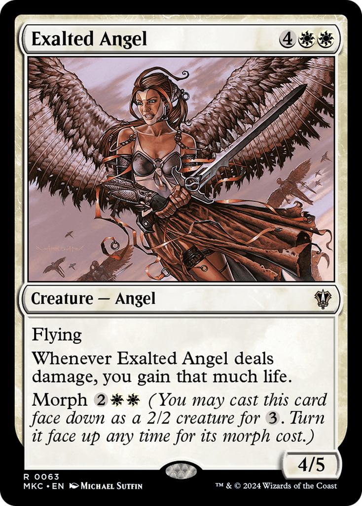 Magic: The Gathering - Exalted Angel - Murders at Karlov Manor Commander