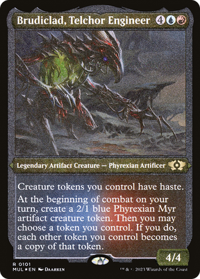 Magic: The Gathering - Brudiclad, Telchor Engineer Foil - Multiverse Legends