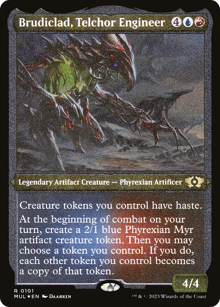 Magic: The Gathering - Brudiclad, Telchor Engineer Foil - Multiverse Legends