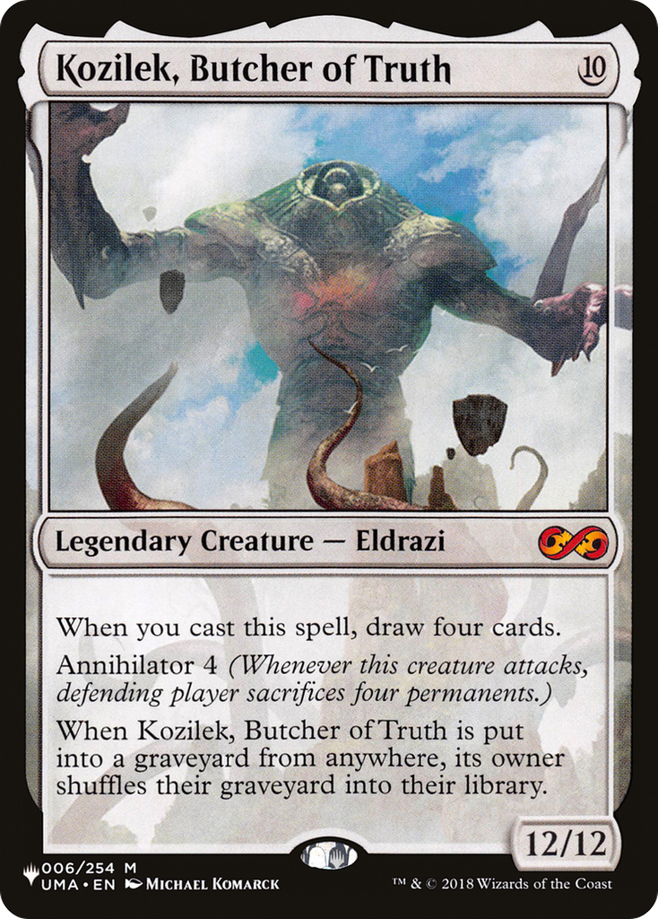 Magic: The Gathering - Kozilek, Butcher of Truth - The List