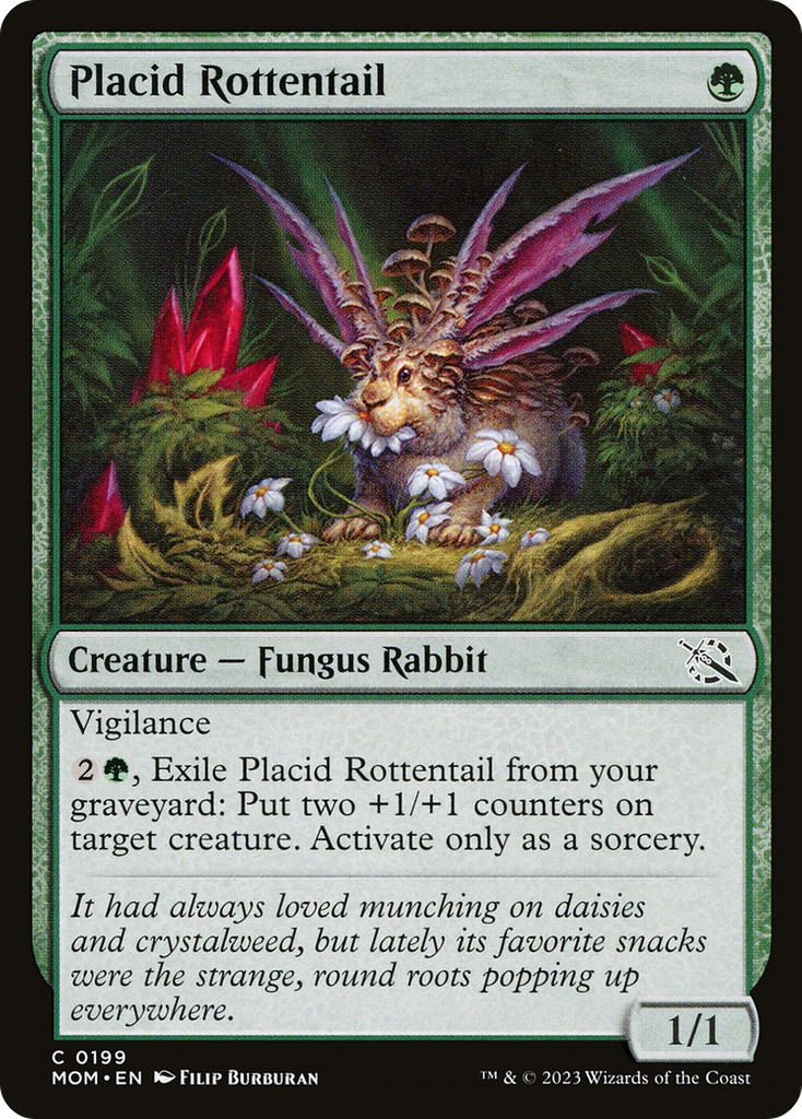 Magic: The Gathering - Placid Rottentail Foil - March of the Machine