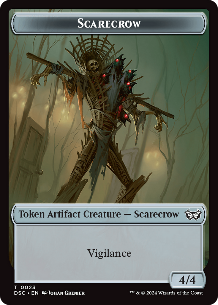 Magic: The Gathering - Scarecrow Token - Duskmourn Commander Tokens