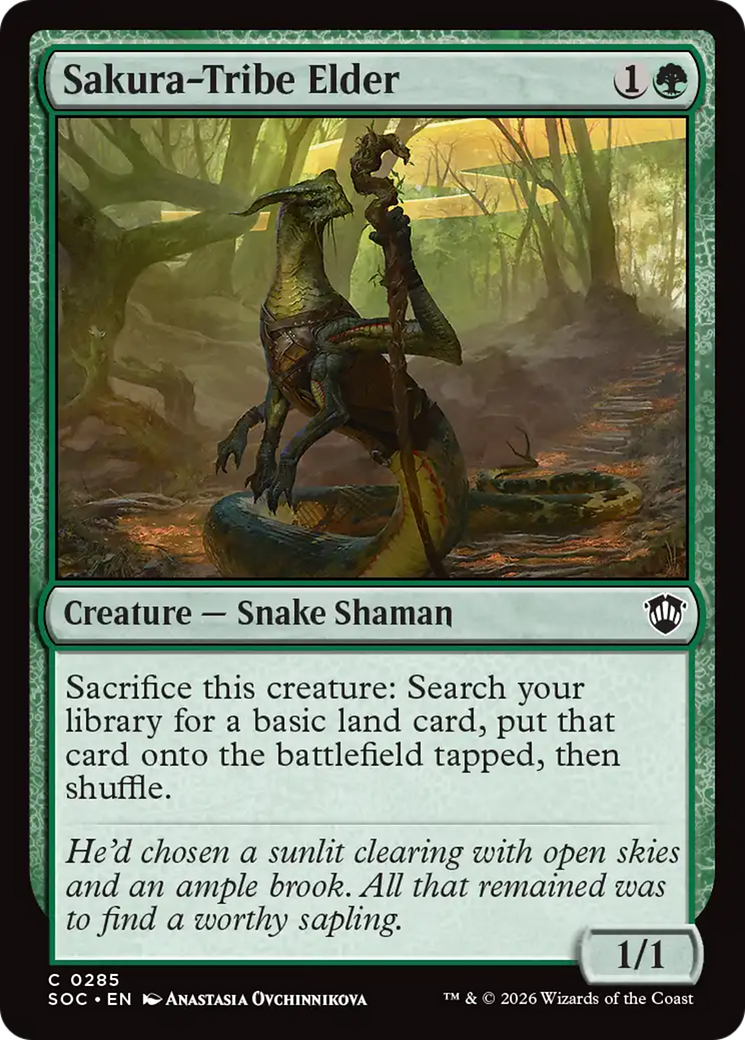 Magic: The Gathering - Sakura-Tribe Elder - Secrets of Strixhaven Commander