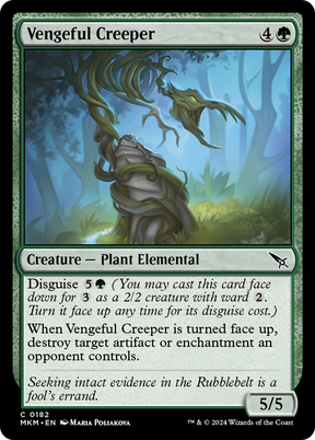 Magic: The Gathering - Vengeful Creeper Foil - Murders at Karlov Manor