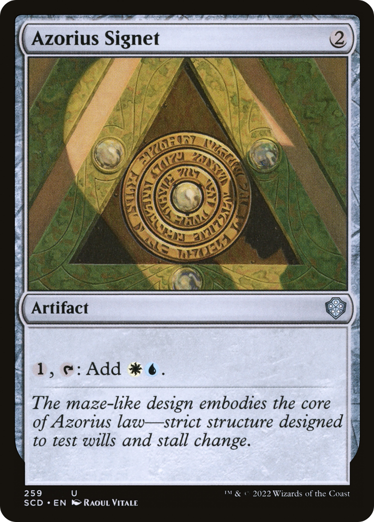 Magic: The Gathering - Azorius Signet - Starter Commander Decks