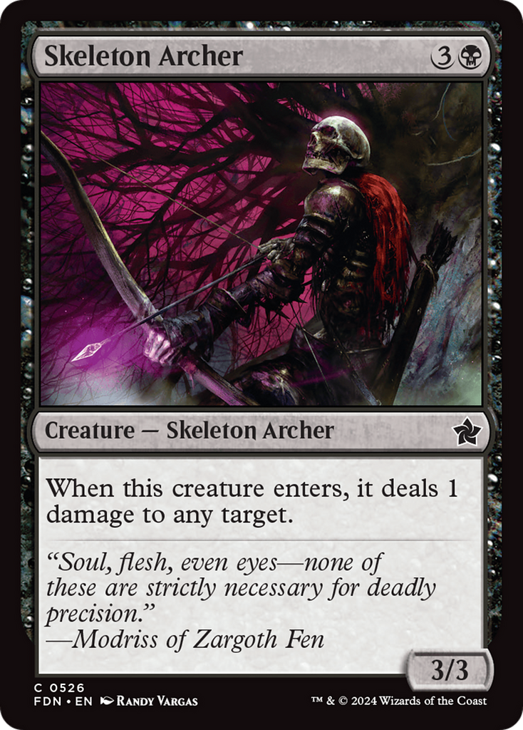 Magic: The Gathering - Skeleton Archer - Foundations