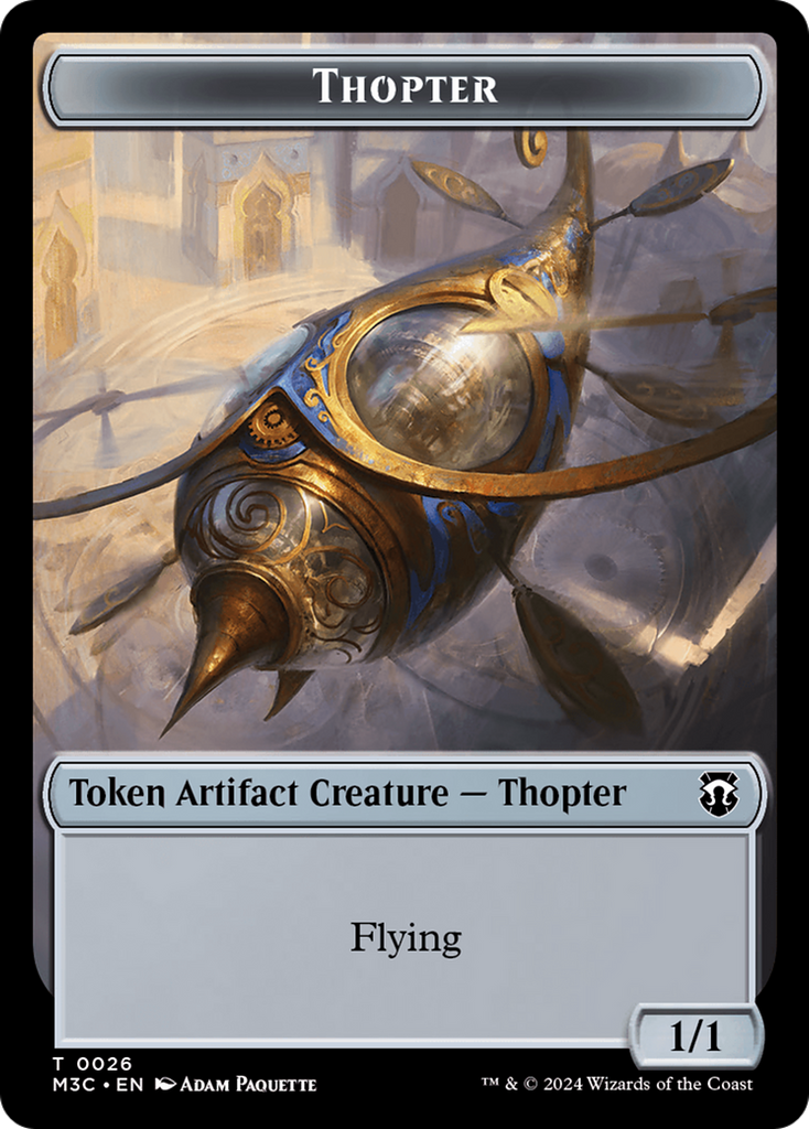 Magic: The Gathering - Thopter Token - Modern Horizons 3 Commander Tokens