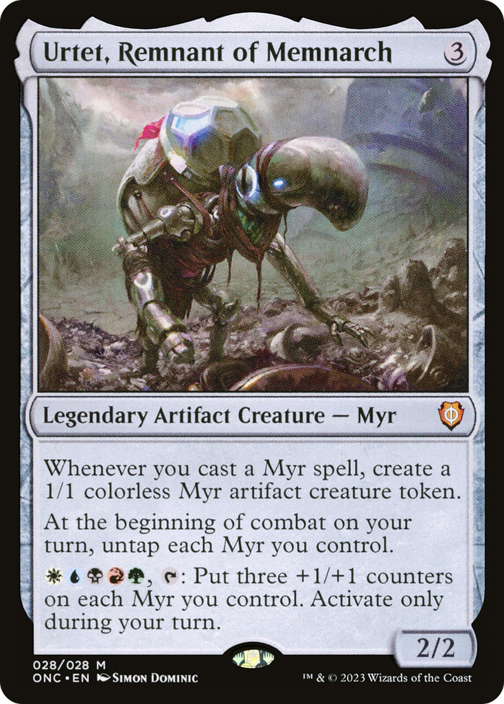 Magic: The Gathering - Urtet, Remnant of Memnarch - Phyrexia: All Will Be One Commander