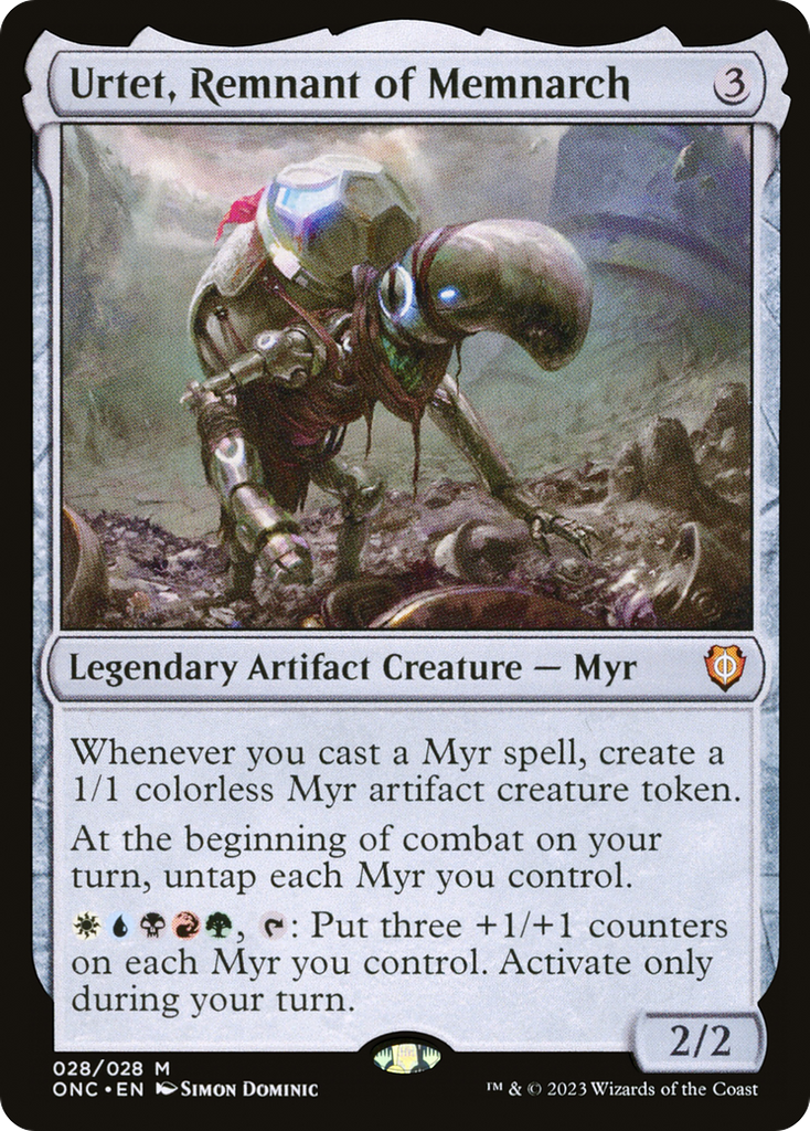 Magic: The Gathering - Urtet, Remnant of Memnarch Foil - Phyrexia: All Will Be One Commander
