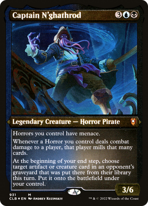 Magic: The Gathering - Captain N'ghathrod Foil - Commander Legends: Battle for Baldur's Gate