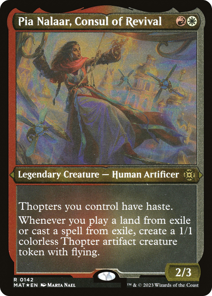 Magic: The Gathering - Pia Nalaar, Consul of Revival Foil - March of the Machine: The Aftermath