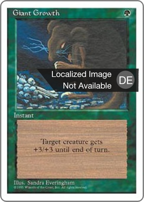 Magic: The Gathering - Riesenwuchs - Fourth Edition