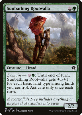 Magic: The Gathering - Sunbathing Rootwalla - Dominaria United