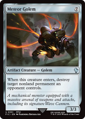 Magic: The Gathering - Meteor Golem - Final Fantasy Commander