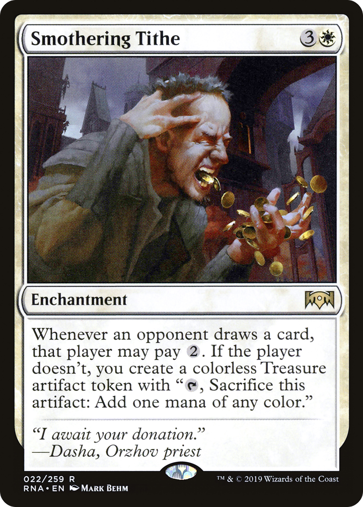 Magic: The Gathering - Smothering Tithe Foil - Ravnica Allegiance