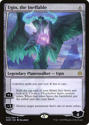 Magic: The Gathering - Ugin, the Ineffable Foil - War of the Spark