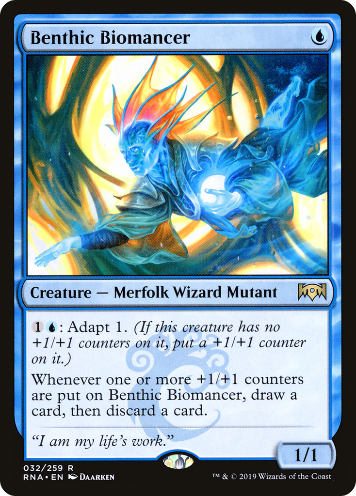 Magic: The Gathering - Benthic Biomancer Foil - Ravnica Allegiance