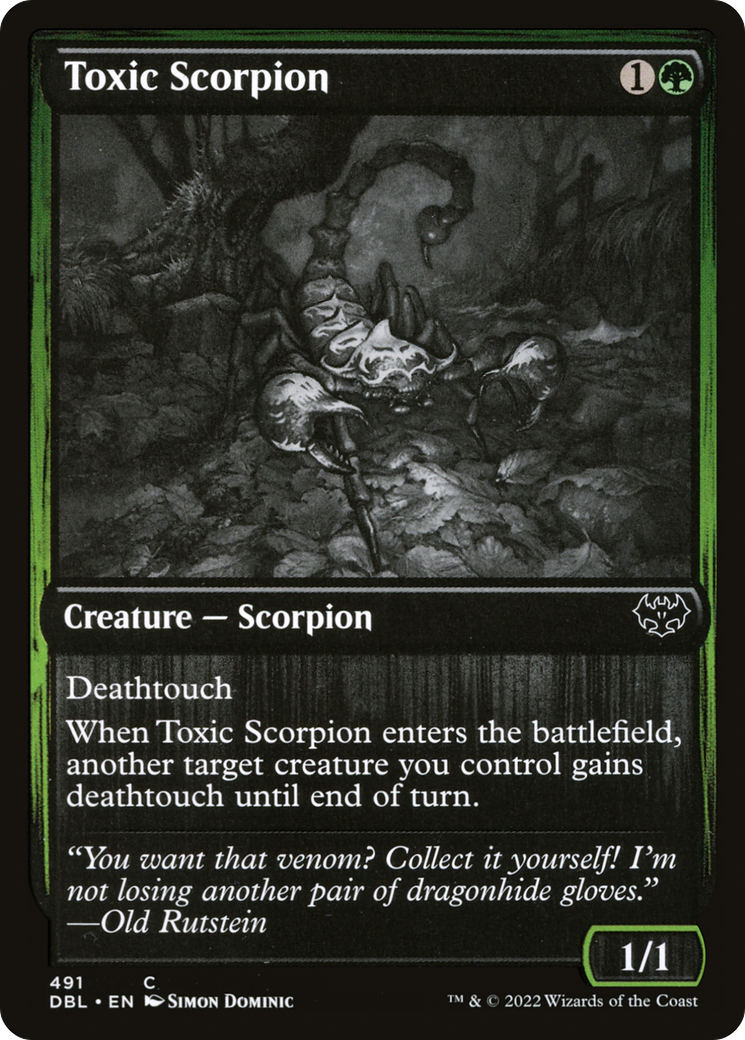 Magic: The Gathering - Toxic Scorpion Foil - Innistrad: Double Feature