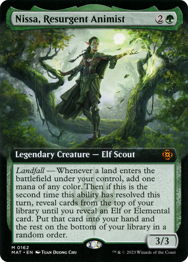 Magic: The Gathering - Nissa, Resurgent Animist Foil - March of the Machine: The Aftermath