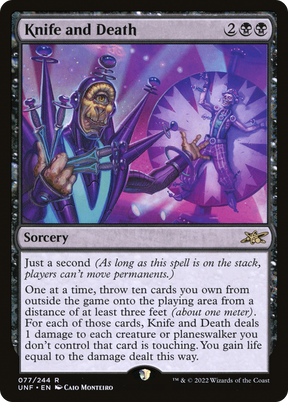 Magic: The Gathering - Knife and Death - Unfinity