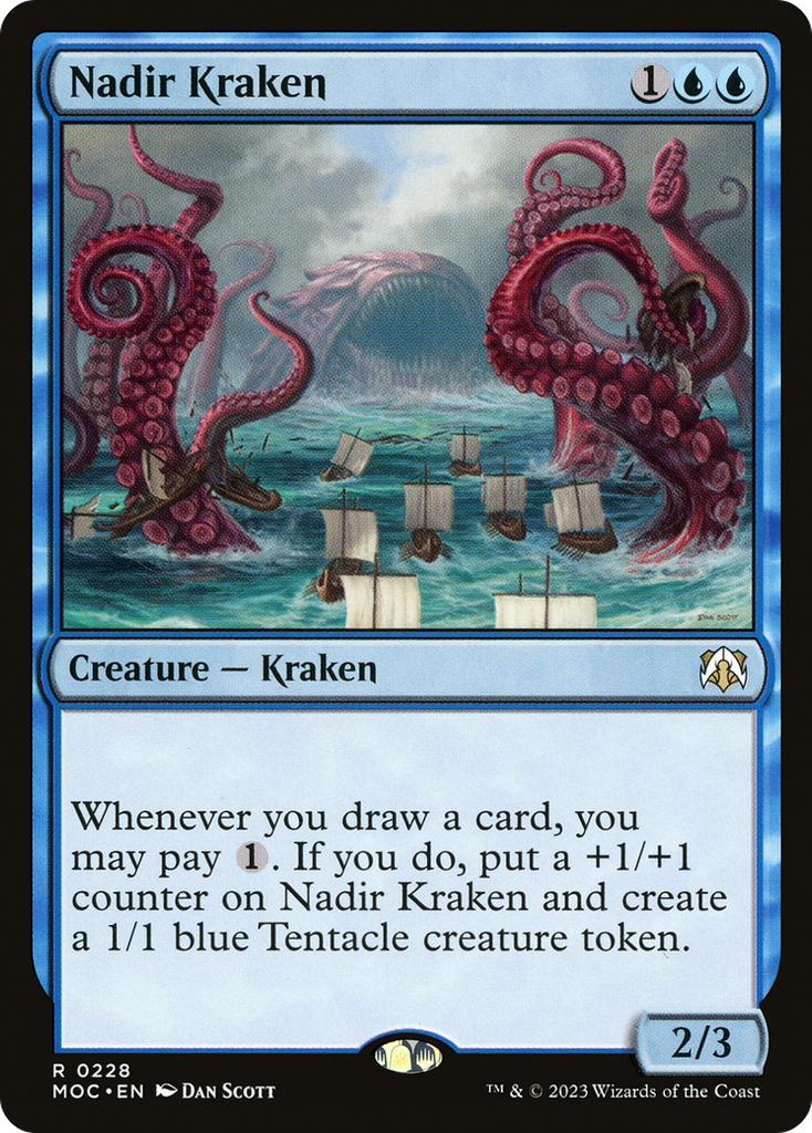 Magic: The Gathering - Nadir Kraken - March of the Machine Commander