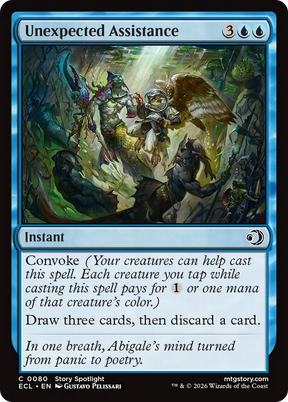 Magic: The Gathering - Unexpected Assistance - Lorwyn Eclipsed