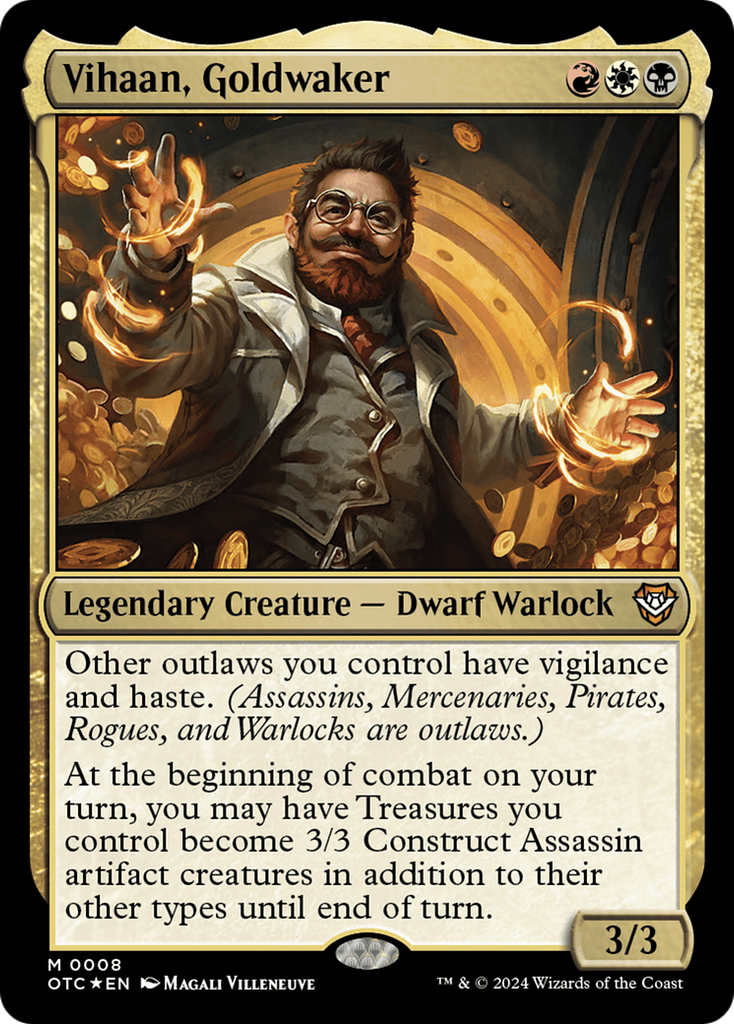 Magic: The Gathering - Vihaan, Goldwaker Foil - Outlaws of Thunder Junction Commander