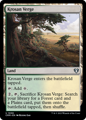 Magic: The Gathering - Krosan Verge - Commander Masters