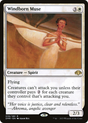 Magic: The Gathering - Windborn Muse - Dominaria Remastered