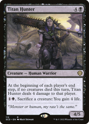 Magic: The Gathering - Titan Hunter - Starter Commander Decks