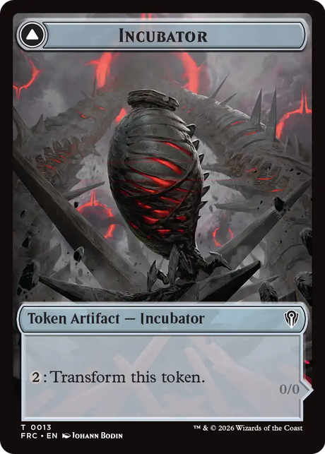 Magic: The Gathering - Incubator // Phyrexian Token - Reality Fracture Commander Tokens