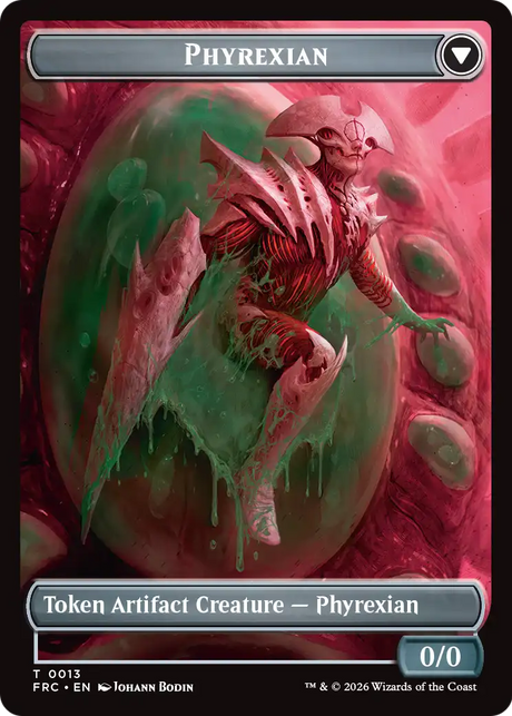 Magic: The Gathering - Incubator // Phyrexian Token - Reality Fracture Commander Tokens