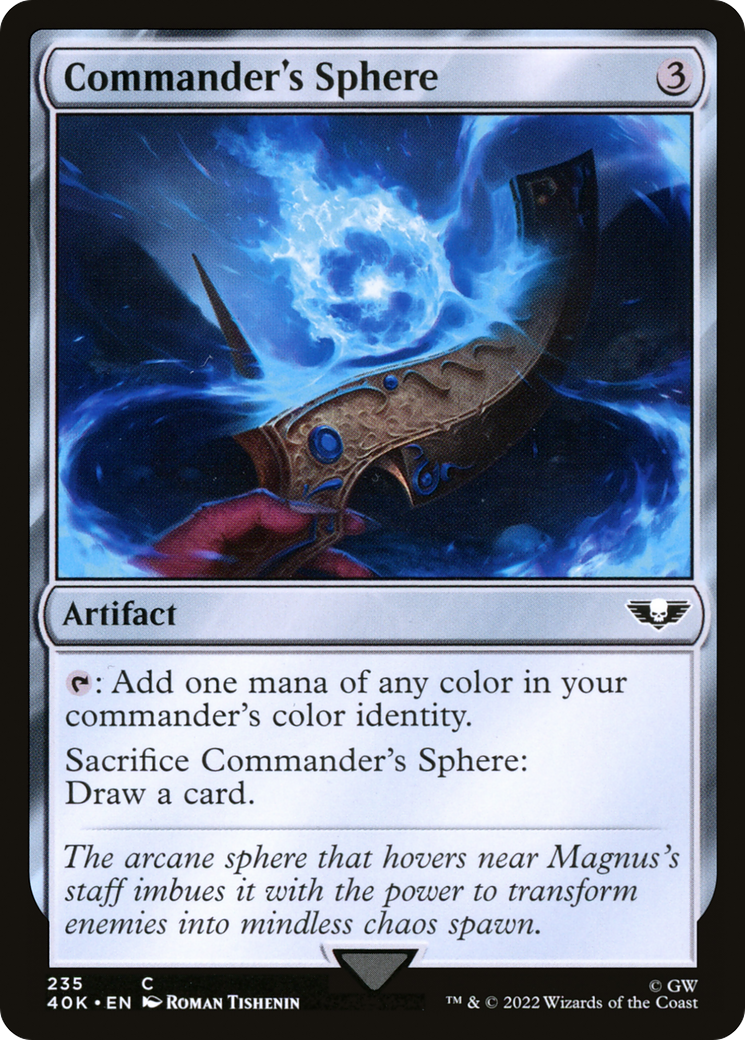 Magic: The Gathering - Commander's Sphere - Warhammer 40000 Commander