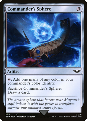 Magic: The Gathering - Commander's Sphere - Warhammer 40000 Commander