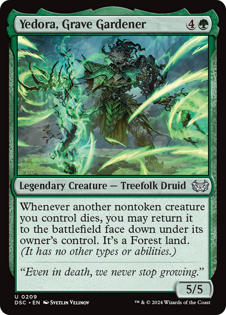 Magic: The Gathering - Yedora, Grave Gardener - Duskmourn: House of Horror Commander