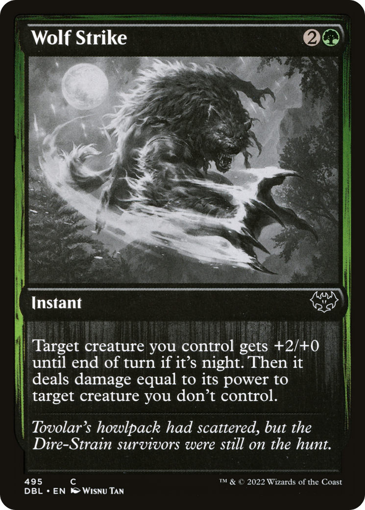 Magic: The Gathering - Wolf Strike Foil - Innistrad: Double Feature