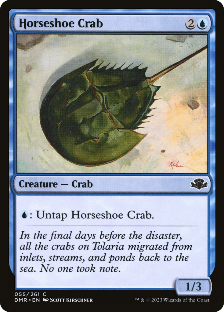 Magic: The Gathering - Horseshoe Crab - Dominaria Remastered