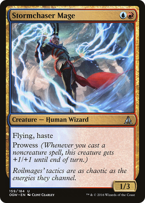 Magic: The Gathering - Stormchaser Mage Foil - Oath of the Gatewatch