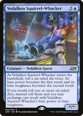 Magic: The Gathering - Vedalken Squirrel-Whacker - Unfinity