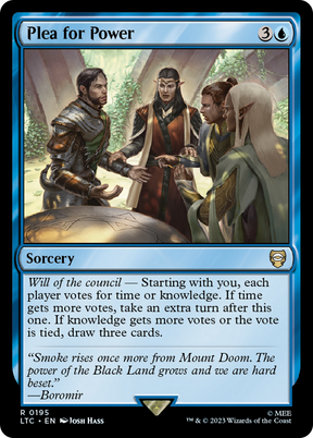 Magic: The Gathering - Plea for Power - Tales of Middle-earth Commander