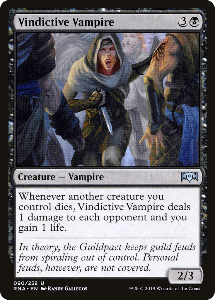 Magic: The Gathering - Vindictive Vampire Foil - Ravnica Allegiance