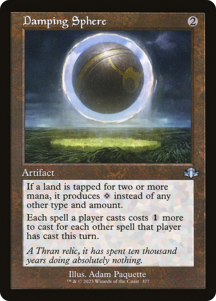 Magic: The Gathering - Damping Sphere - Dominaria Remastered