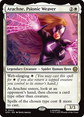 Magic: The Gathering - Arachne, Psionic Weaver Foil - Marvel's Spider-Man