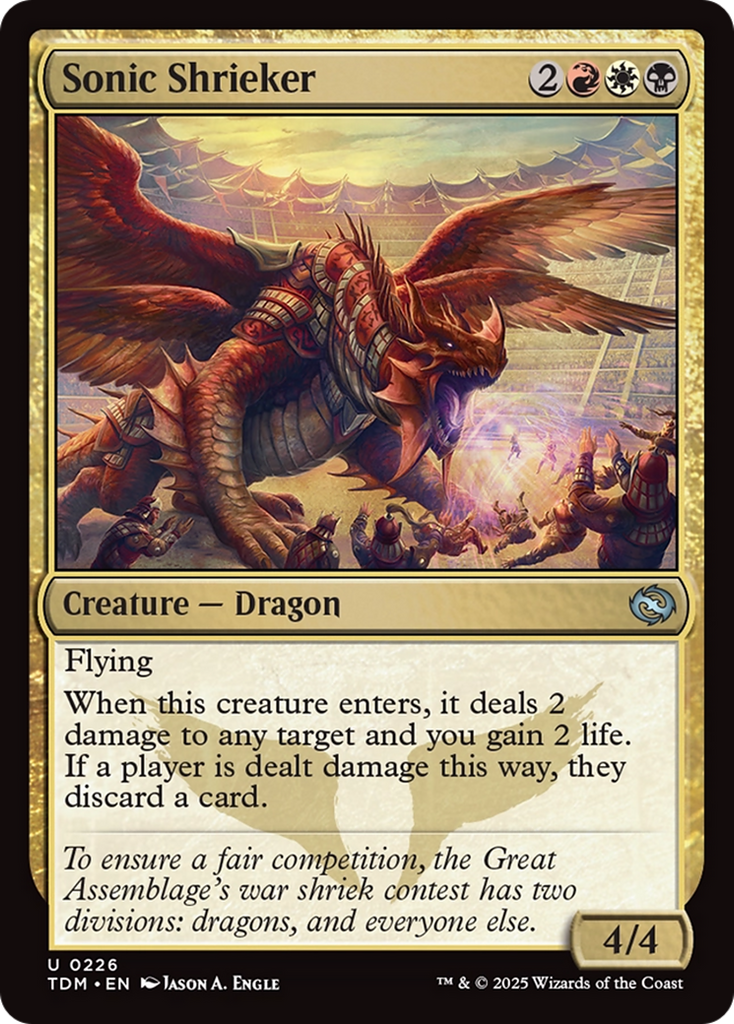 Magic: The Gathering - Sonic Shrieker - Tarkir: Dragonstorm