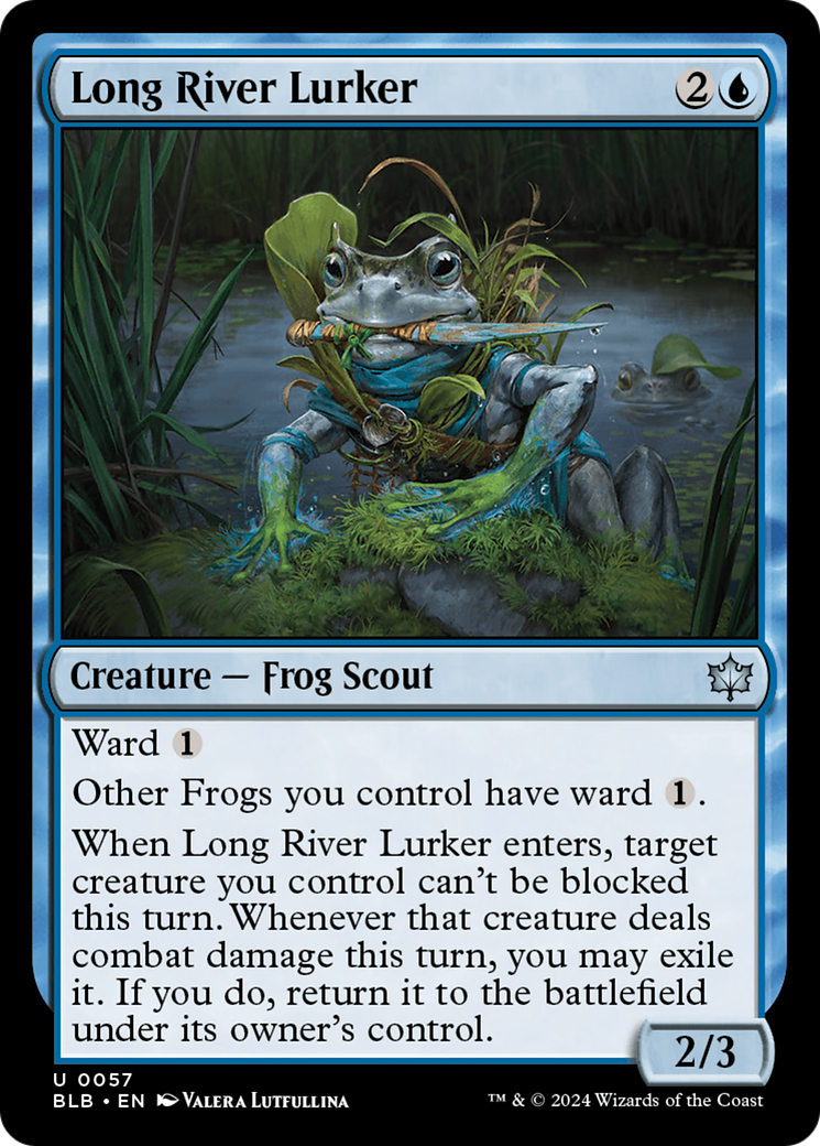 Magic: The Gathering - Long River Lurker - Bloomburrow
