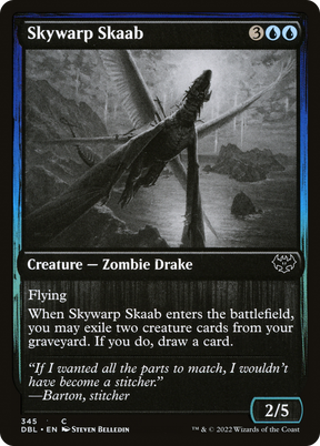 Magic: The Gathering - Skywarp Skaab Foil - Innistrad: Double Feature