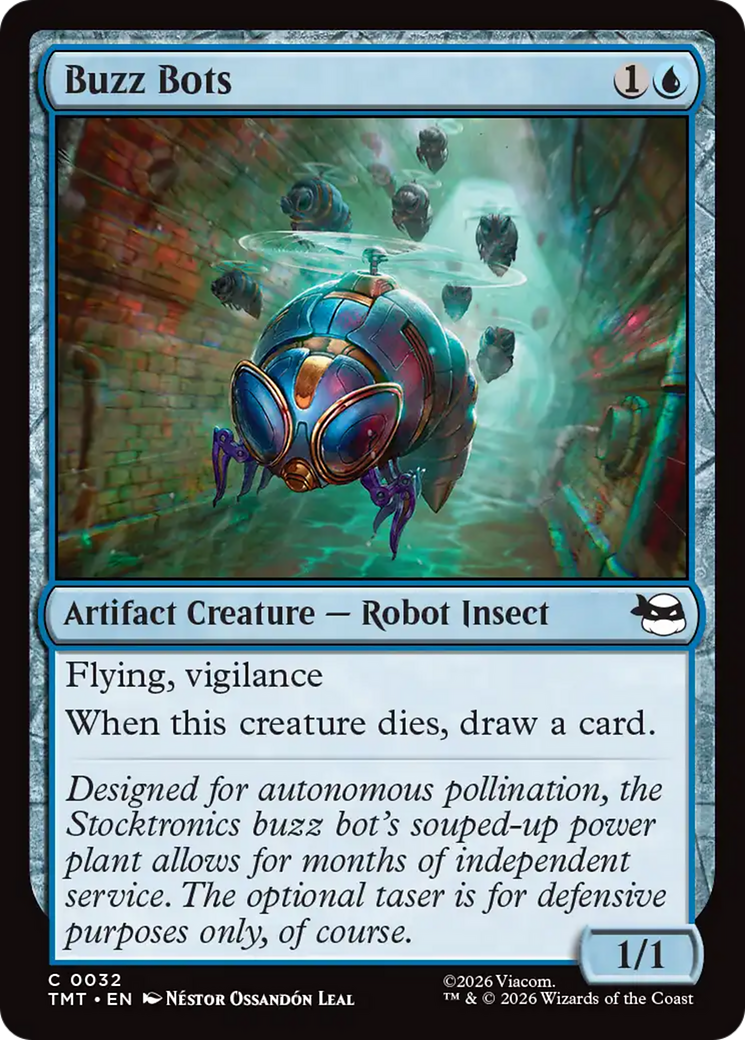 Magic: The Gathering - Buzz Bots Foil - Teenage Mutant Ninja Turtles
