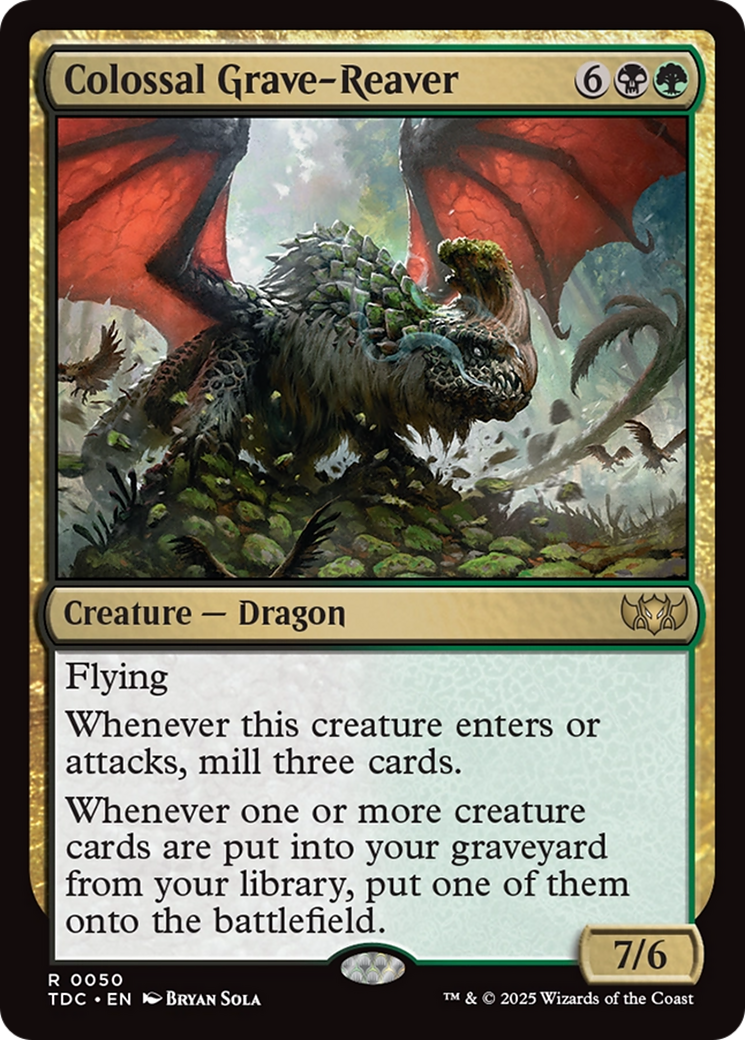 Magic: The Gathering - Colossal Grave-Reaver - Tarkir: Dragonstorm Commander