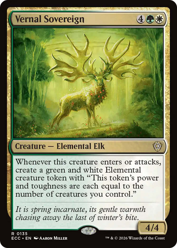 Magic: The Gathering - Vernal Sovereign - Lorwyn Eclipsed Commander